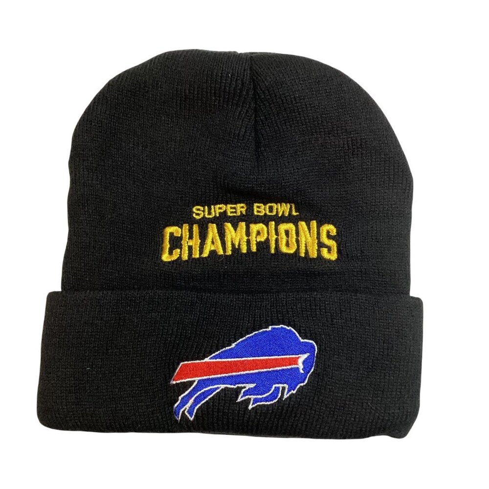 Minnesota Vikings  Champions Black Knit Beenie Embroidered O/S New Packaged
